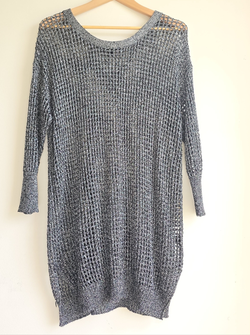 Lane Bryant Open-Knit Long Sweater Size 18/20